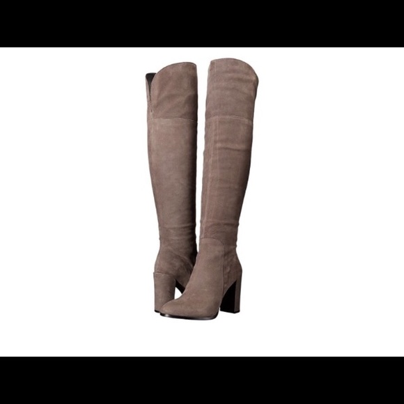 Kenneth Cole New York Shoes - FINAL🔥Kenneth Cole Jack Taupe Over The Knee Boots